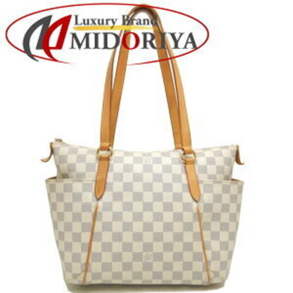 LOUIS VUITTON Damier Azur White Totally Tote Bag